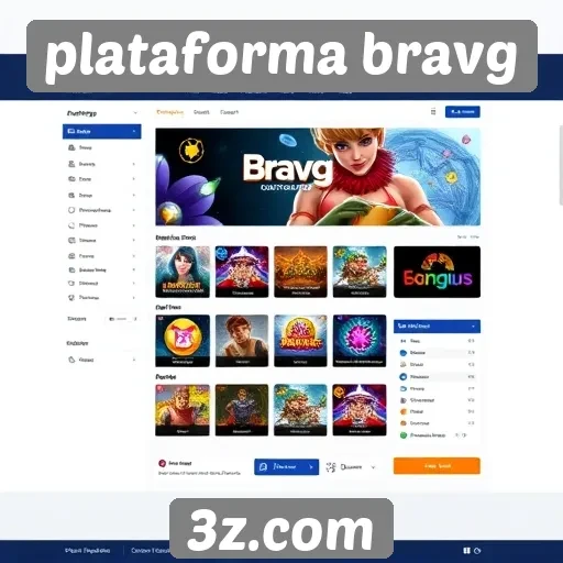 Análise da interface do site de jogos Bravg