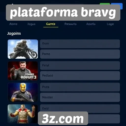 Revisão das principais categorias de jogos no bravg