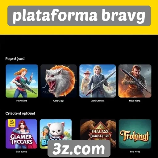 Comparação de jogos disponíveis na bravg
